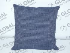 Lot to Contain 2 Gplan Vintage Matrix Dark Blue Scatter Cushions (701969)(701560)Combined RRP £80