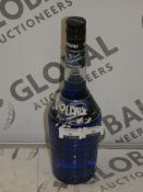 Lot to Contain 630cl Bottles of Blue Volare Italian Liqueur RRP £30 a Bottle