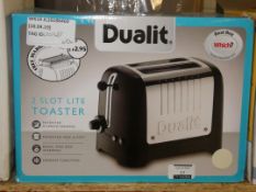 Boxed Dualit Cream 2 Slice Toaster (707487) RRP £70