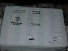 Lot to Contain 3 Assorted Items to Include Behrens Super Kingsize Duvet Set, Belledorm Polyester