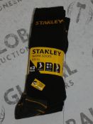 Lot to Contain 10 Brand New Packs of 3 Stanley Work Socks Combined RRP £60