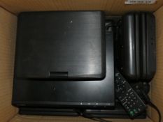 Box to Contain 9 Assorted Items to Include Sony DVD Players and Blaupunkt 7Inch and 9Inch Portable