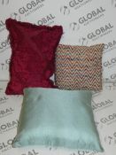 Lot to Contain 3 Assorted Paoletti Designer Scatter Cushions (10894) Combined RRP £60