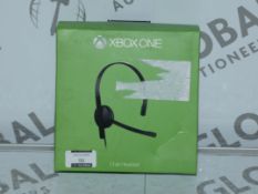 Lot to Contain 8 Boxed XBOX One Chat Headsets wit Microphone Combined RRP £150