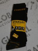 Lot to Contain 10 Brand New Packs of 3 Stanley Work Socks Combined RRP £60