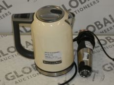 Lot to Contain 2 Assorted Items to Include a Kitchenaid 1.5L Cordless Jug Kettle and a Bosch Maxomix