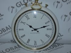 Boxed Bloomsberry Premier Interiors Wall Clock (10608) RRP £60 (68001054)