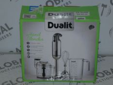 Boxed Dualit Stainless Steel Hand Mixer Set RRP £8