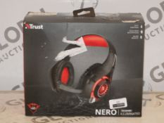 Lot to Contain 3 Trust Nero Compute Headsets With