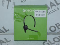 Lot to Contain 3 XBOX Chat Headsets with Microphon