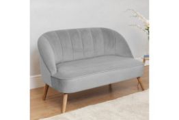Home Living 2-Seater Sofa Grey RRP £499