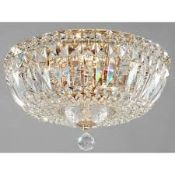 Boxed Maytoni Diamante Crystal Glass Ceiling Light