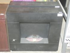 Black Surround Freestanding Plug In Electric Fireplaces
