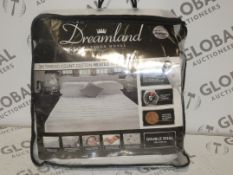 Dreamland Boutique Hotel 200 Thread Count Cotton Heated Mattress Protectors (763805)(773074) RRP £95