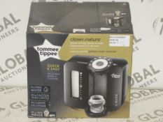 Boxed Tommee Tippee Closer To Nature Perfect Prep Food Warming Machine In Black RRP £90 (761307) (