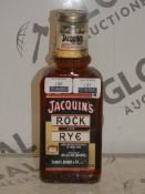 Bottles of 75cl Jacquines Rock and Rye Hand Bottled Whiskey with Pieces of Fresh Fruit RRP £35 a