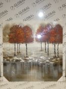Boxed Besp-oke Ash Trees Oil Painting on Wrapped Canvas (11301) RRP £105 (HAZN1491)