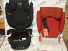 Assorted Cybex Gold and Britax Romer In Car Childrens Booster Seats (In Need of Attention)(749955)(