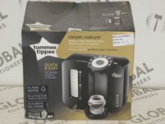 Boxed Tommee Tippee Closer To Nature Perfect Prep Food Warming Machine In Black RRP £90 (756831) (