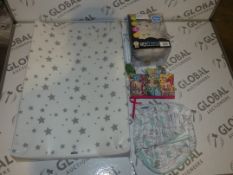 Assorted Baby Items to Include a Babys Changing Mat, Unicorn Tails Book, Gro Friend Owl Light and
