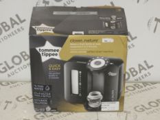 Boxed Tommee Tippee Closer to Nature Perfect Preparation Bottle Warming Station Black Edition (