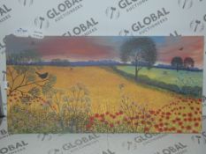 Harvest Song Canvas Wall Art Picture (8435)(APET4049) RRP £40