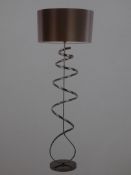 Boxed Home Collection Luca Twisted Metal Floor Standing Lamp RRP £135