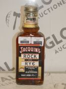 Bottles of 75cl Jacquines Rock and Rye Hand Bottled Whiskey with Pieces of Fresh Fruit RRP £35 a