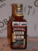 Lot To Contain 12 Bottle Of Jacquins Rock & Rye 75cl Hand Bottled Whisky RRP £45 Per Bottle