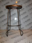 Boxed Brand New Cast Metal Bar Stool RRP £99.99