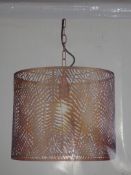 Lot To Contain 2 Boxed Home Collection Fayli Pendant Light Fittings Combined RRP £240.00