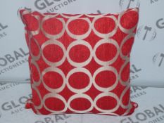 Lot To Contain Red, Gold & Yellow Scatter Cushions