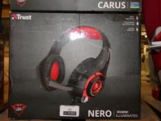 Lot To Contain 6 Boxed Trust Carlos & Nero Headsets With Microphone Combined RRP £150.00