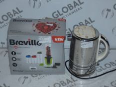 Lot To Contain 2 Assorted Items To Include Boxed Brevil Blend Active Colour Mix Family Blender &
