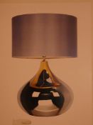 Lot To Contain 2 Boxed Home Collection Claire Designer Table Lamps Combined RRP £160.00
