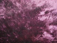 Large Chez-tou Purple Shaggy Floor Rug (11641) RRP £80