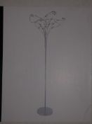 Boxed Home Collection Hannah Stainless & Glass Droplett Floor Standing Lamp RRP £90.00