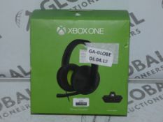 Lot To Contain 2 Boxed Xbox One Stereo Headset With Adapter Combined RRP £80.00
