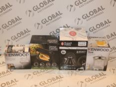 Lot To Contain 4 Assorted Items To Include A George Forman Fat Reducing Health Grill, Kenwood Hand