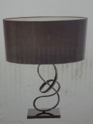 Boxed Home Collection Metal Twist Table Lamp RRP £60.00