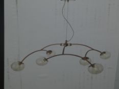 Lot To Contain 2 Boxed Assorted Lighting Items To Include Home Collection Carla Pendant Light & Home