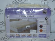 Lot To Contain 2 Assorted Dreamland Intelli Heat Premium Fleece Fitted Under Blankets Codes 675099 &
