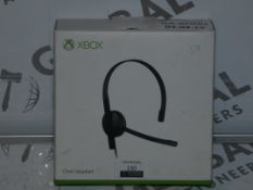 Lot to Contain 5 Boxed Headsets With Microphone