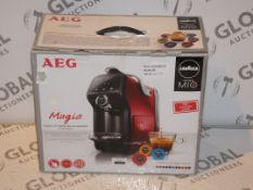 Boxed AEG Lavazza & Modi Mio Amjio Capsule Cappuciono Coffe Maker Code 761299 RRP £60.00