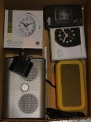 Lot To Contain 5 Assorted Actim & Braun, Alarm Clocks & Mantle Clocks Codes 74341141, 73431102,