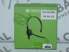Lot To Contain 3 Xbox One Chat Headsets With Microphone Combined RRP £75.00