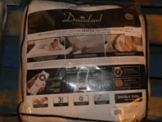 Boxed Dreamland 200 Thread Counts Cotton Heated Mattress Protector Code 740206 RRP £95.00