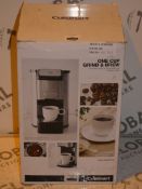 Boxed Cuisinart 1 Cup Grind & Brew Coffee Machine. Code 731742 RRP £100.00