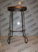 Boxed Brand New Cast Metal Bar Stool RRP £99.99
