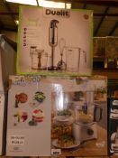 Lot To Contain 2 Assorted Items To Include A Kenwood Multi Pro Compact Food Processor & Dualit